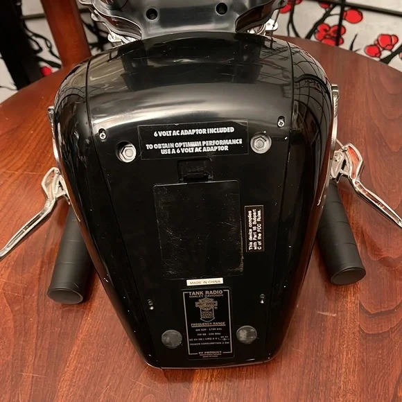Vintage Harley-Davidson Tank Radio, Working Radio, Engine Sound